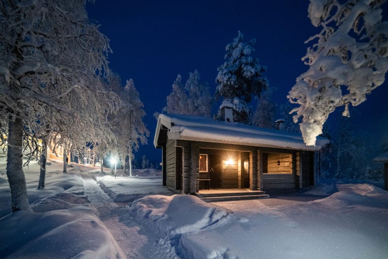 finlande laponie kuusamo northern senses charme luxe sauna fume exterieur authentique o-nord