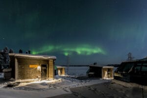 finlande laponie ranua resort arctic fox igloo verre parc ranua rovaniemi aurores boreales charme chaleur o-nord exterieur