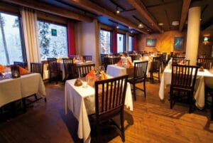 finlande laponie luosto santa's aurora restaurant hiver o-nord