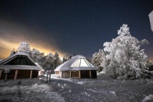 finlande laponie inari wilderness hotel aurora cabin chalet neige hiver o-nord