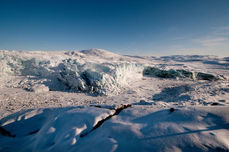 groenland kangerlussag calotte glaciaire hiver randonnee o-nord