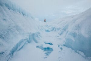 groenland kangerlussuaq calotte glaciere randonnee neige glace hiver o-nord