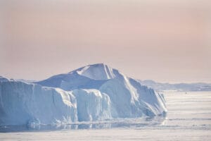 groenland ilulissat bel iceberg lumière hiver o-nord