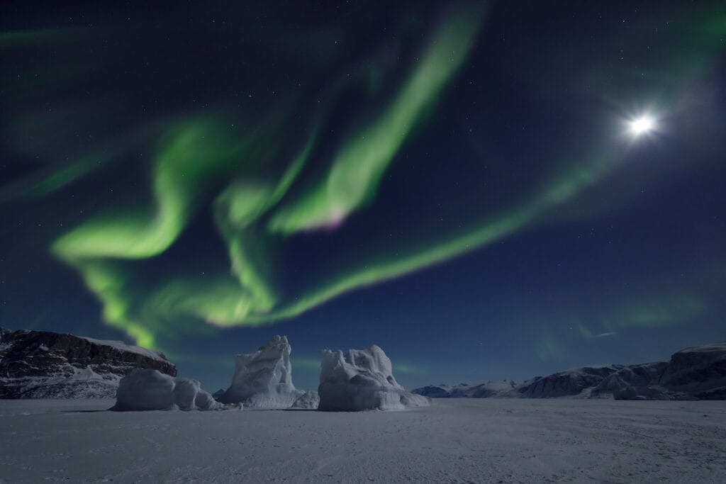 groenland uummannaq aurores neige glace sejour kangerlussuaq o-nord
