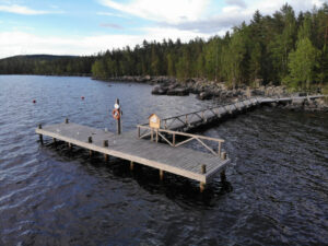 finlande ovarasaari nukula tourisme responsable durable ponton lac baignade voyage sur-mesure o-nord