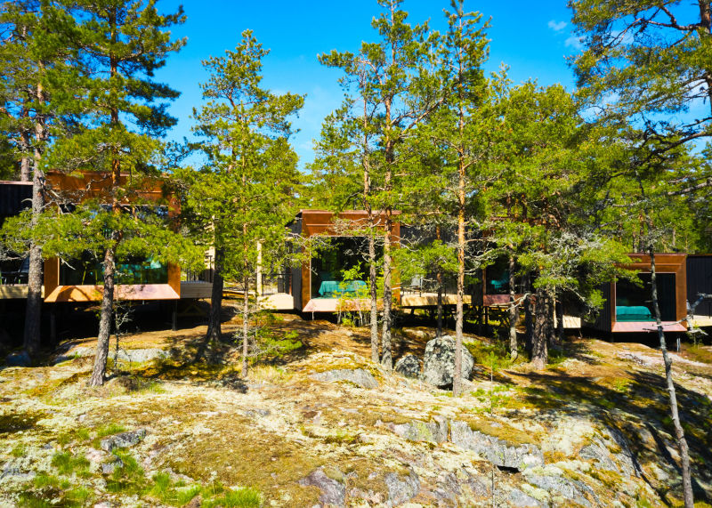 finlande inkoo the baro charme luxe archipel cabanes bois voyage sur mesure o-nord