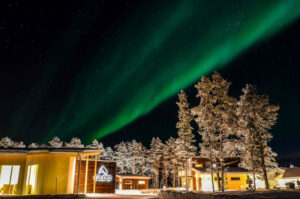 norvege laponie alta glod aurora canvas dome aurore boreale voyage o-nord