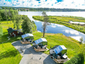 finlande vuokatti igloo verre ete lac vert bois voyage o-nord