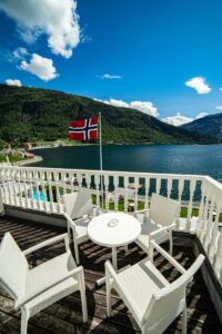 norvege sogndal hotel hofslund fjord sognefjord terrasse vue voyage o-nord