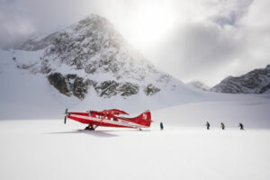 etas-unis alaska talkeetna denali avion vol atterrissage montagne glacier neige voyage o-nord