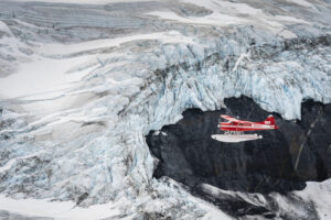 etats-unis alaska vol avion observation paysage glacier voyage o-nord
