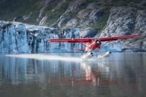 etats-unis alaska vol avion observation paysage ocean décollage atterrissage voyage o-nord