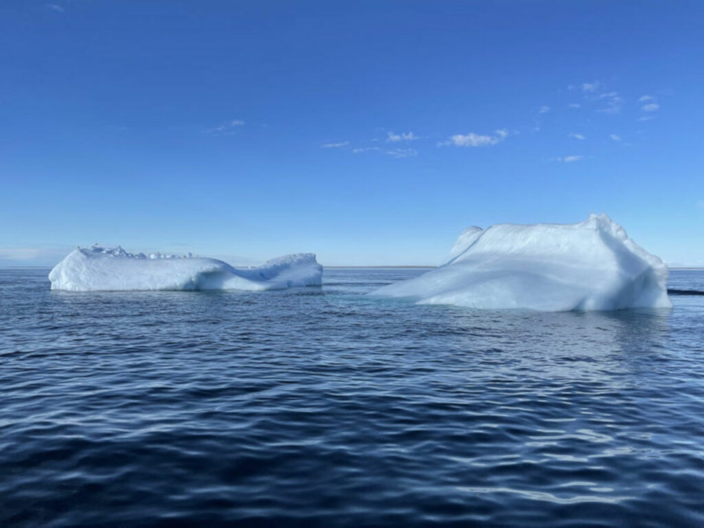 canada quebec nunavik sejour iles Gyrflacon iceberg mer ocean arctique voyage o-nord
