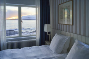 féroé hotel havgrim chambre confort décoration vue paysage voyage o-nord