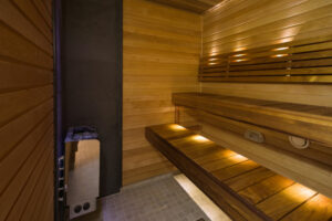 finlande villa cone beach intérieur décoration charme luxe sauna chaleur bois confort voyage o-nord