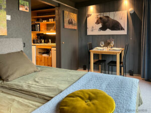 finlande lentiira bear centre observation faune sauvage cabane luxeuse interieur voyage o-nord