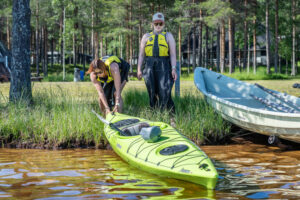 finlande oulu lac posio livo kitka lac kayak mise a l eau guide voyage o-nord