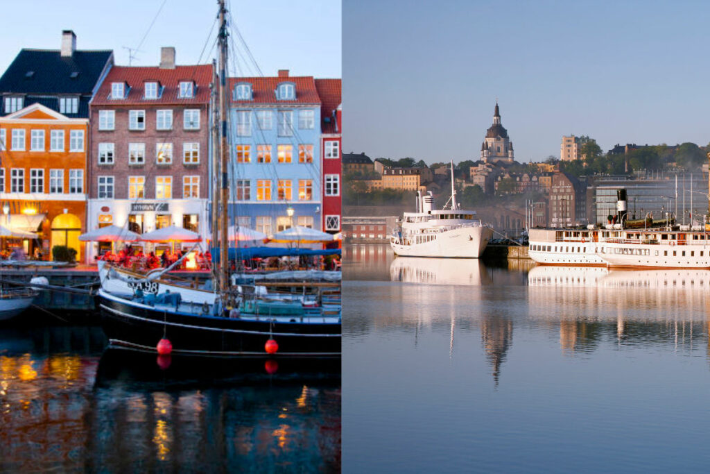 danemark suede copenhague stockholm capitales nyhavn decouvertes voyage o-nord