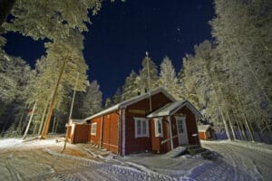 finlande kuhmo sejour loup arctique aurores boreales maison rondins neige voyage o-nord