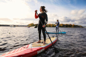 finlande oulu nallikari sejour balneaire nature activite sand up paddle voyage o-nord