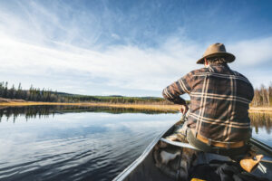 suede laponie Vilhelmina sejour pêche lac bois forêt pêcheur voyage o-nord