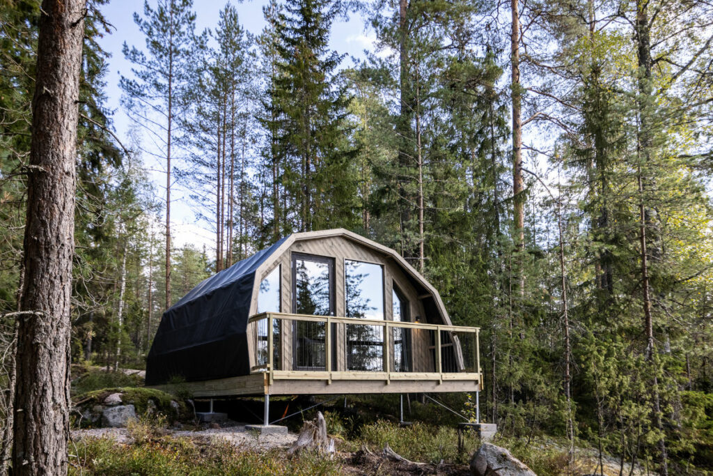 finlande espoo haltia lake lodge ete glamping foret parc national nuuskio o-nord