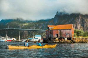 norvege lofoten svolvaer kayak de mer pont port voyage o-nord