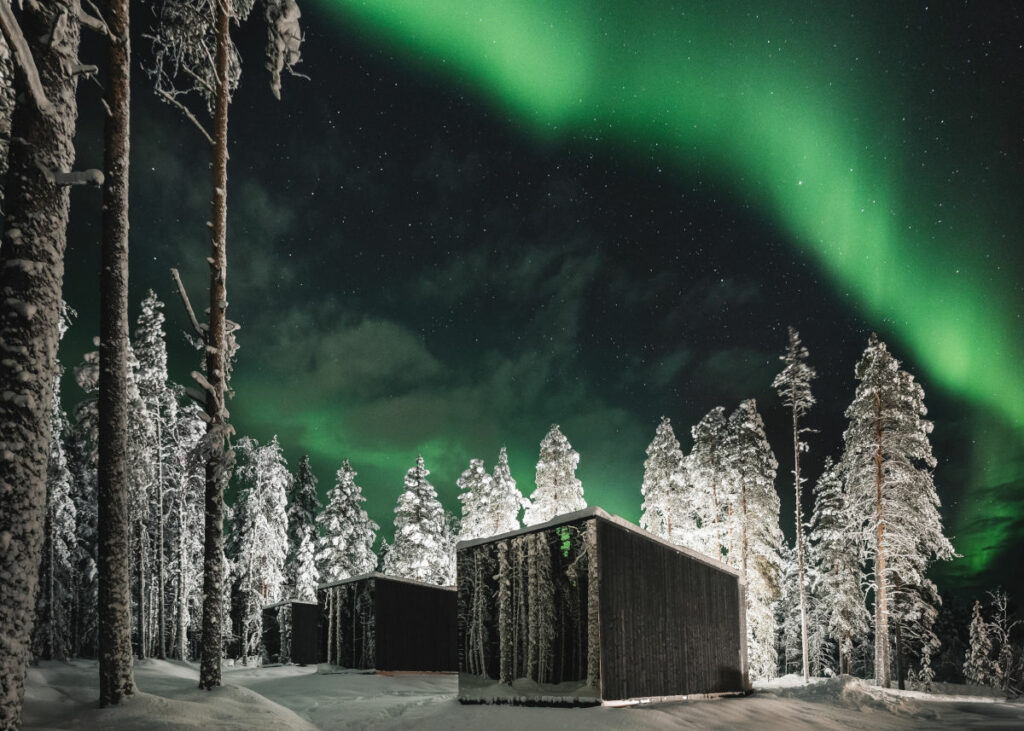 finlande laponie levi oloresort suite aurores nuit neige foret voyage o-nord