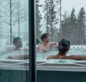 Finlande Laponie Levi The Fell lodge jacuzzi voyage o-nord