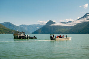 Canada Colombie Britannique Port McNeill Sointula Lodge Sea Wolf Lodge safari grizzly jet-boat montagne océan voyage o-nord