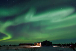 Canada Manitoba Churchill Arctic Kingdom Glace Neige Hiver Aurores Boréales Lumières du Nord Nuit Observation voyage o-nord