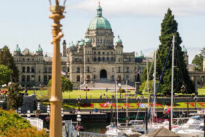 Canada Colombie Britannique Victoria Discover Canada Tours Ville Île de Vancouver Marina Assemblée voyage o-nord