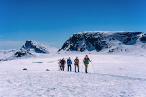 Norvège Oslo Parc national Jotunheimen Valdresflye ski randonnée guidée hiver petit groupe montagnes voyage o-nord