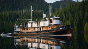 Canada Colombie Britannique Maple Leaf Adventures Croisière Swell Mer Océan Bateau Historique Forêt Montagnes voyage o-nord