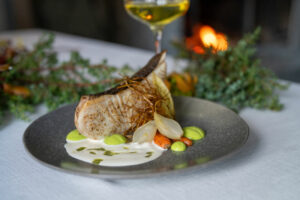 Norvège Laponie Alta Eco Lodge Onga restaurant plat gastronomique voyage o-nord