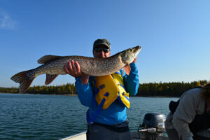 Canada Northwest Territories YellowKnife Blachford Lodge pêche poisson lac bateau