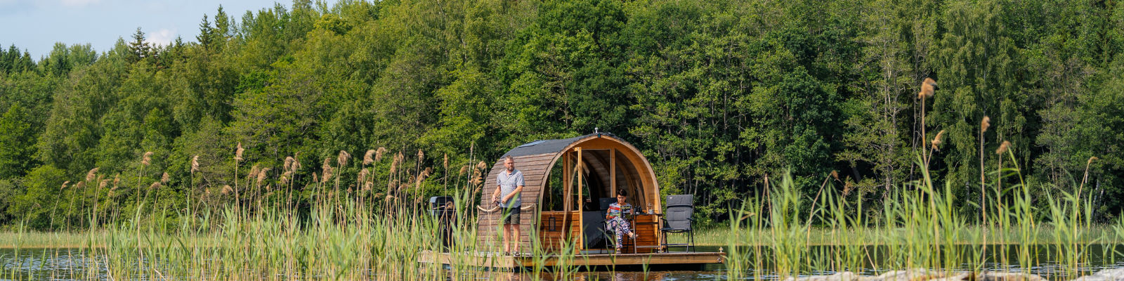 Suède Gnesta campagne nature forêts hébergement typique ferme flottant voyages o-nord