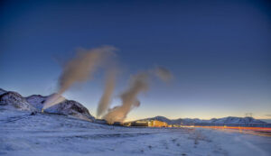 Islande Hellisheidarvirkjun sources eaux chaudes neige montagne voyages o-nord