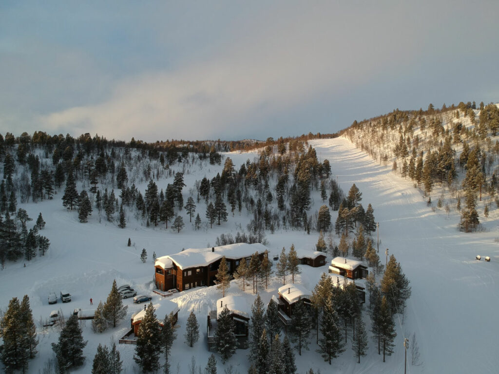 Norvège Alta Bjørnfjell Mountain Lodge panorama hiver voyages o-nord