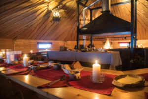 Finlande Laponie Torassieppi Eco Reindeer Resort restaurant kota voyages o-nord