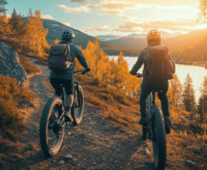 Finlande Laponie Äkäslompolo Riekko Lodge automne activité VTT voyages o-nord