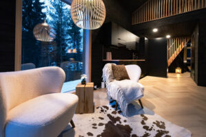 Finlande Laponie Äkäslompolo Riekko Lodge Villa Akas 2 salon voyages o-nord