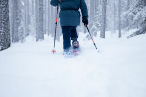 Finlande Laponie Levi Arctic Nook activités raquettes neige arbres voyages o-nord
