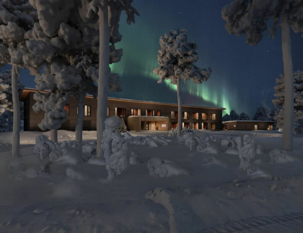 Finlande Laponie Saariselkä Gáldu Hotel & Spa extérieur voyages o-nord