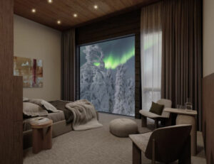 Finlande Laponie Saariselkä Gáldu Hotel & Spa chambre stellar voyages o-nord