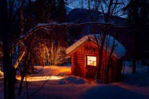 Canada Yukon Whitehorse Séjour Hiver Ile Isolée Cabane Annexe Voyages o-nord