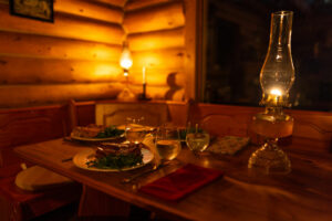 Canada Yukon Whitehorse Séjour Hiver Ile Isolée Dîner Voyages o-nord