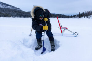 Canada Yukon Whitehorse Séjour Hiver Ile Isolée Pêche Blanche Voyages o-nord