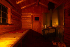 Canada Yukon Whitehorse Séjour Hiver Ile Isolée Sauna Intérieur Voyages o-nord