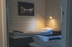 Suède Overkalix Jockfall chambre lits voyages o-nord